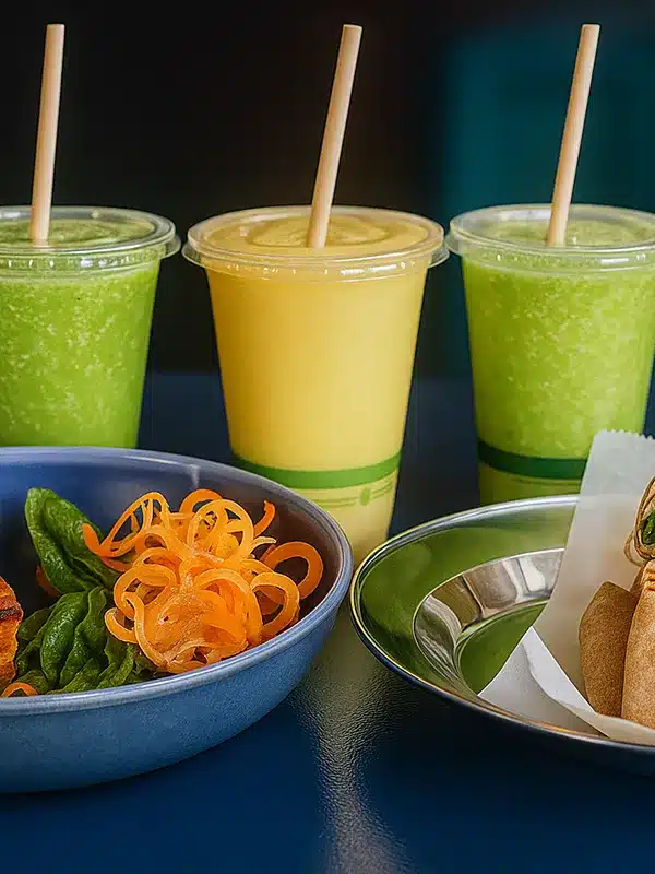 Sweet Potato Wrap And Smoothies 600
